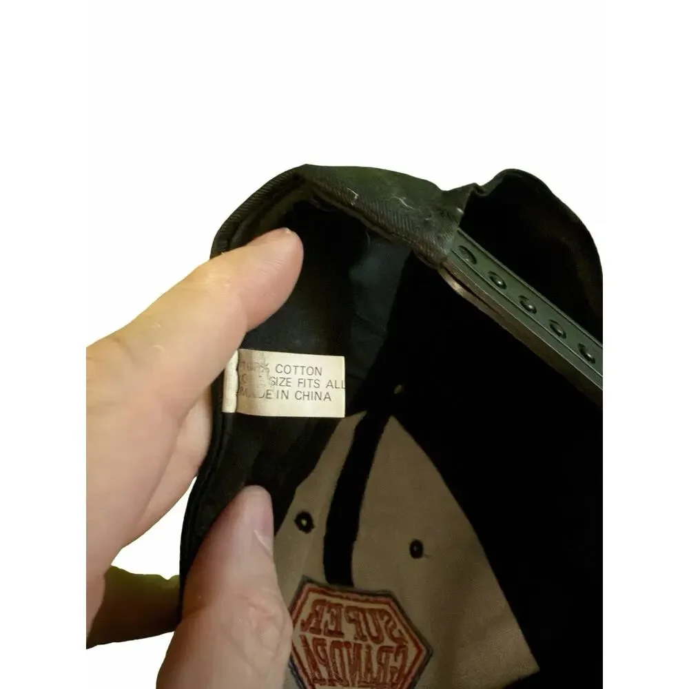 Super Grandpa Superman Style Logo Black Baseball Cap Embroidered
